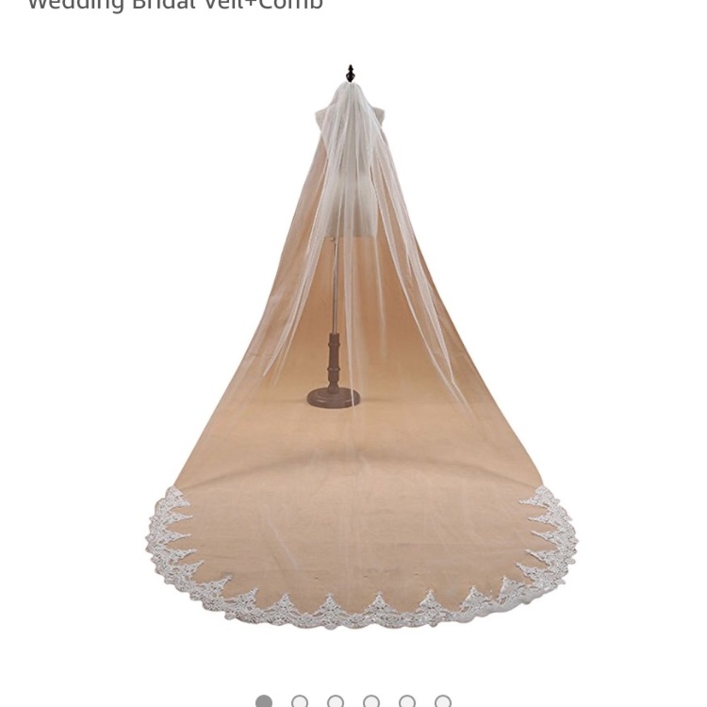 Ivory Cathedral Veil 2m 1 layer